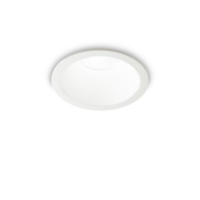 Ideal Lux Game Round Recessed Downlight White 2700K from B&Q