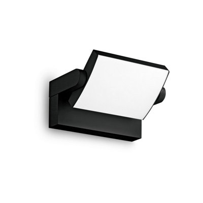 Ideal Lux Swipe Led Outdoor Down Wall Lamp Black3000KIp54 from B&Q