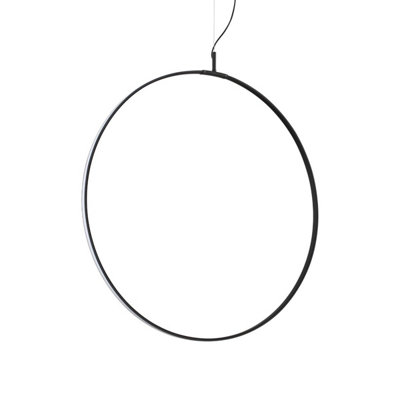 Ideal Lux Circus 74Cm Integrated Led Pendant Ceiling Light Black3000K from B&Q