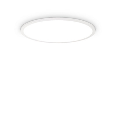Ideal Lux Fly 60Cm Integrated Led Semi Flush Light White3000KIp40 from B&Q