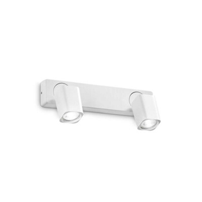 Ideal Lux Rudy 2 Light Twin Ceiling Spotlight White from B&Q