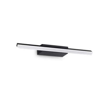 Ideal Lux Riflesso Integrated Led Bathroom Over Mirror Light Black 1100Lm 3000K Ip44 from B&Q