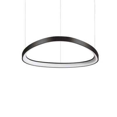 Ideal Lux Gemini 61Cm Dali Integrated Led Pendant Ceiling Light Black 6600Lm 3000K from B&Q