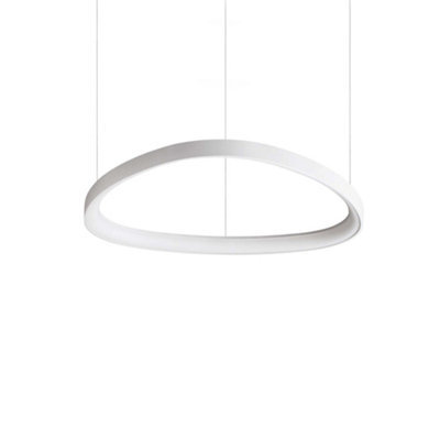 Ideal Lux Gemini 61Cm Dali Integrated Led Pendant Ceiling Light White 6600Lm 3000K from B&Q