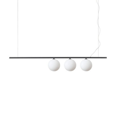 Ideal Lux Perline 3 Light Bar Pendant Ceiling Light Black from B&Q