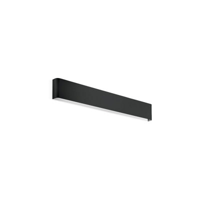 Ideal Lux Delta 61Cm Integrated Led Wall Lamp Black4000K from B&Q