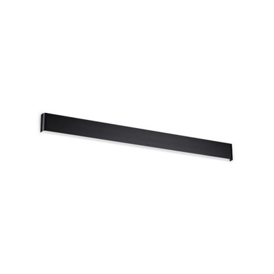 Ideal Lux Delta 110Cm Integrated Led Wall Lamp Black4000K from B&Q
