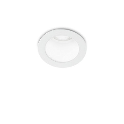 Ideal Lux Quark 4Cm Led Recessed Downlight White 3000K from B&Q
