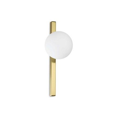 Ideal Lux Binomio Wall Lamp Brass from B&Q