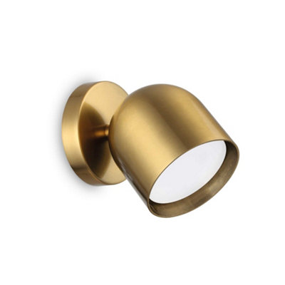 Ideal Lux Dodo Single Spotlight Brass from B&Q