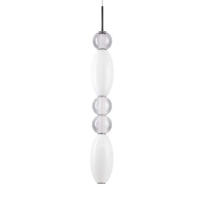 Ideal Lux Lumiere Integrated Led Slim Pendant Ceiling Light Black 4550Lm 3000K from B&Q