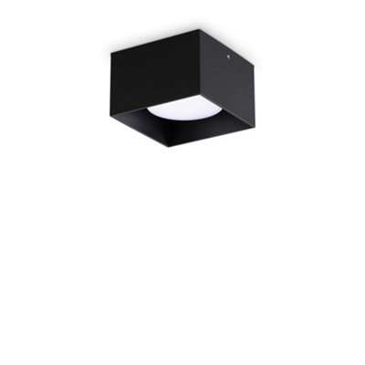 Ideal Lux Lighting Spike Ceiling Light Black - Black - Image 4