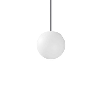 Ideal Lux Sole Globe Pendant Ceiling Light Opal Ip44 from B&Q