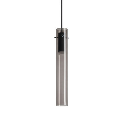 Ideal Lux Flam Led Slim Pendant Ceiling Light Smoke 3000K from B&Q