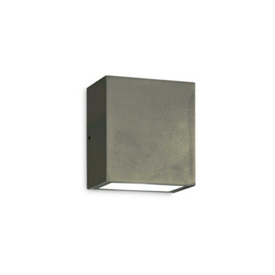 Ideal Lux Argo Integrated Led Outdoor Down Wall Lamp Anthracite Grey 590Lm 3000K Ip65 from B&Q
