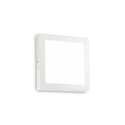 Ideal Lux Universal Integrated Led 22Cm Square Semi Flush Light White 1950Lm 4000K from B&Q