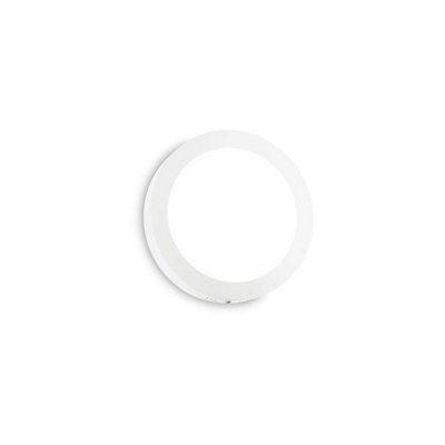 Ideal Lux Universal Integrated Led 17Cm Round Semi Flush Light White 1250Lm 4000K from B&Q