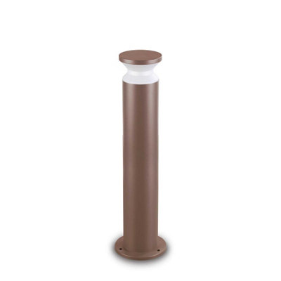 Ideal Lux Torre Outdoor Bollard Coffee Ip65 from B&Q