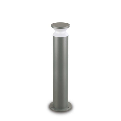 Ideal Lux Torre Outdoor Bollard Anthracite Grey Ip65 from B&Q