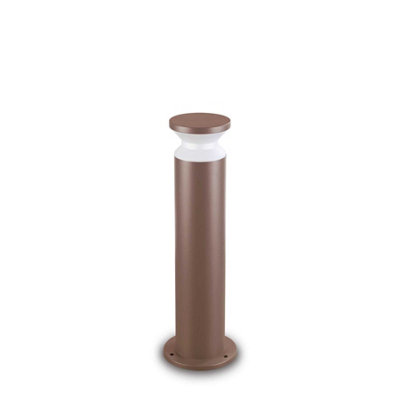 Ideal Lux Torre Outdoor Bollard Coffee Ip44 from B&Q