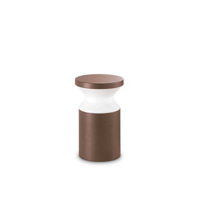 Ideal Lux Torre Outdoor Pedestal Light Coffee Ip44 from B&Q