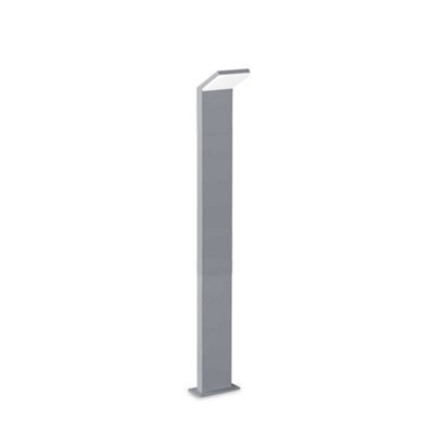 Ideal Lux Style Integrated Led 100Cm Outdoor Bollard Grey 1050Lm 3000K Ip54 from B&Q