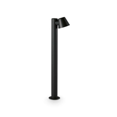 Ideal Lux Gas Outdoor Bollard Black Ip43 from B&Q