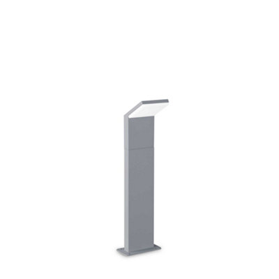 Ideal Lux Style Integrated Led 50Cm Outdoor Bollard Grey 1100Lm 4000K Ip54 from B&Q