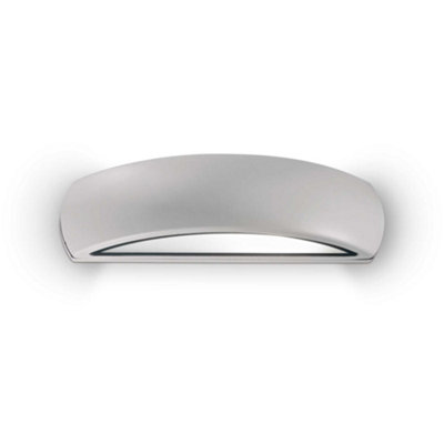 Ideal Lux Giove Outdoor Flush Wall Lamp Grey Ip54 from B&Q