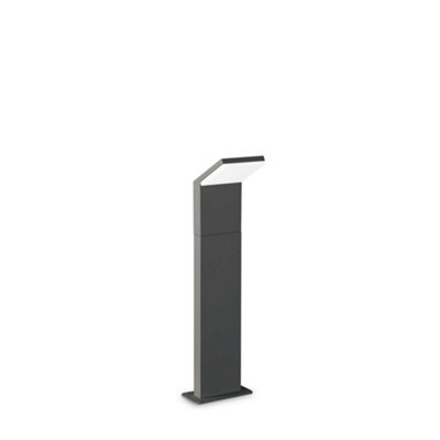 Ideal Lux Style Integrated Led 50Cm Outdoor Bollard Anthracite Grey 1050Lm 3000K Ip54 from B&Q