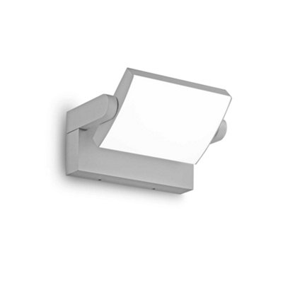 Ideal Lux Swipe Integrated Led Outdoor Down Wall Lamp Grey 2000Lm 3000K Ip54 from B&Q