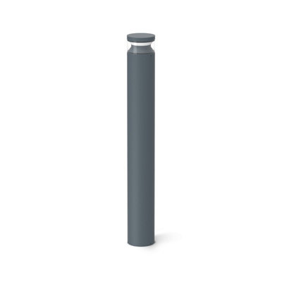 Ideal Lux Boeing 100Cm Led Outdoor Bollard Anthracite 3000K Ip65 from B&Q