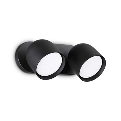 Ideal Lux Dodo 2 Light Twin Ceiling Spotlight Black from B&Q