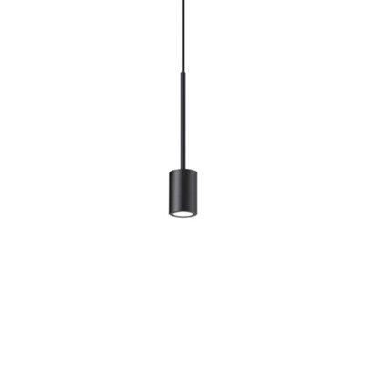 Ideal Lux Archimede Integrated Led Cylinderpendant Ceiling Light Black 250Lm 3000K from B&Q