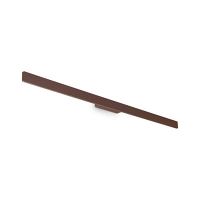 Ideal Lux Linea Outdoor Flush Wall Lamp Coffee 2600Lm 3000K Ip54 from B&Q