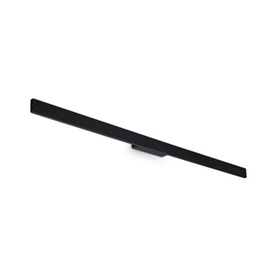 Ideal Lux Linea Outdoor Flush Wall Lamp Black 2600Lm 3000K Ip54 from B&Q