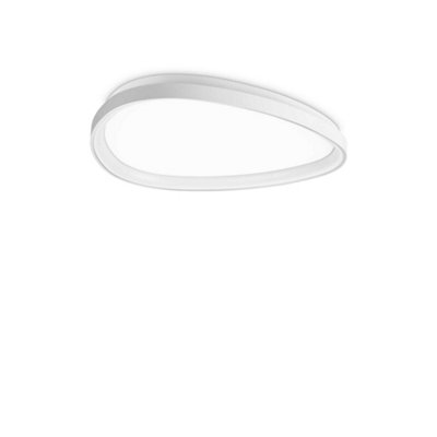 Ideal Lux Gemini 61Cm Dali Integrated Led Semi Flush Light White 3650Lm 3000K from B&Q