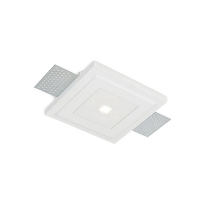 Ideal Lux Zephyr Led Recessed Downlight White 3000K from B&Q