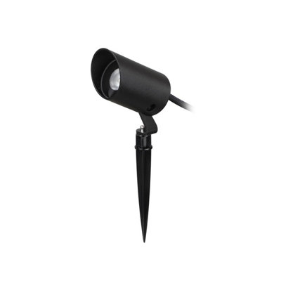 Ideal Lux Koala 7W Led Outdoor Spike Black 3000K Ip65 from B&Q