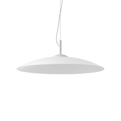 B&Q -  Luminosa Eclipse Dome Pendant Ceiling Light White 1X Gx53
