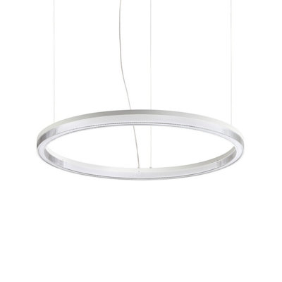 Luminosa Lighting Luminosa Crown 80Cm Integrated Led Pendant Ceiling Light White 4300Lm 3000K from B&Q
