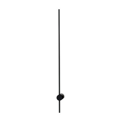 Ideal Lux Essence Tall Integrated Led Wall Lamp Black 4000K from B&Q