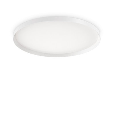 Ideal Lux Fly 90Cm Led Flush Ceiling Light White 2700K Ip40 from B&Q
