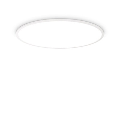 Ideal Lux Fly Slim 90Cm Led Flush Ceiling Light White 2700K Ip40 from B&Q