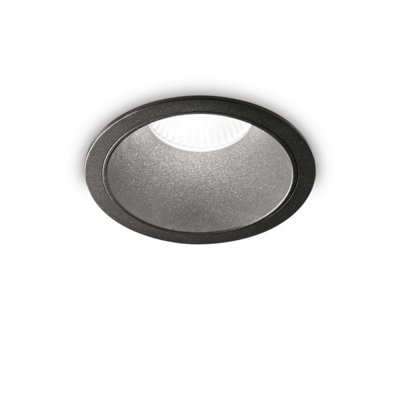 Ideal Lux Game 12Cm Led Recessed Downlight Black 2700K from B&Q