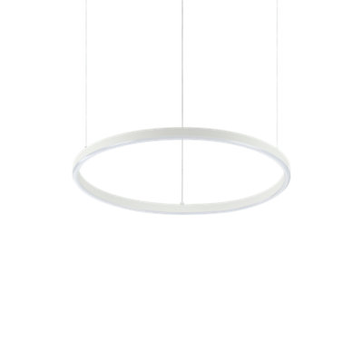Ideal Lux Oracle Slim 50Cm Non Dim 2700K Round Integrated Led Pendant Ceiling Light White from B&Q