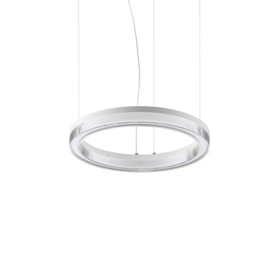 Luminosa Lighting Luminosa Crown 40Cm Integrated Led Pendant Ceiling Light White 2050Lm 3000K from B&Q