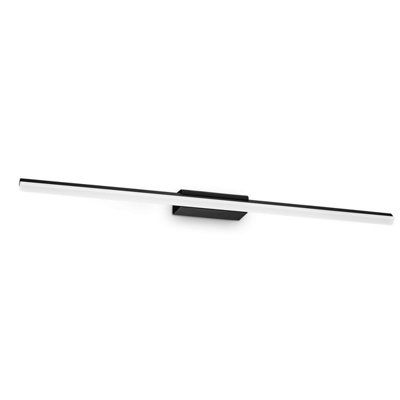 Ideal Lux Riflesso Led Bathroom Over Mirror Light Black 3000K Ip54 from B&Q
