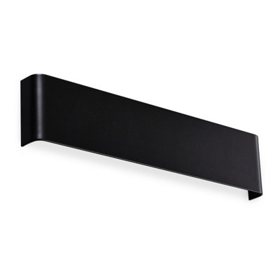 Ideal Lux Delta 41Cm Led Flush Wall Lamp Black 4000K from B&Q