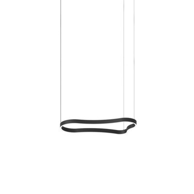 Ideal Lux Waves 94Cm Integrated Led Pendant Ceiling Light Black 3000K from B&Q